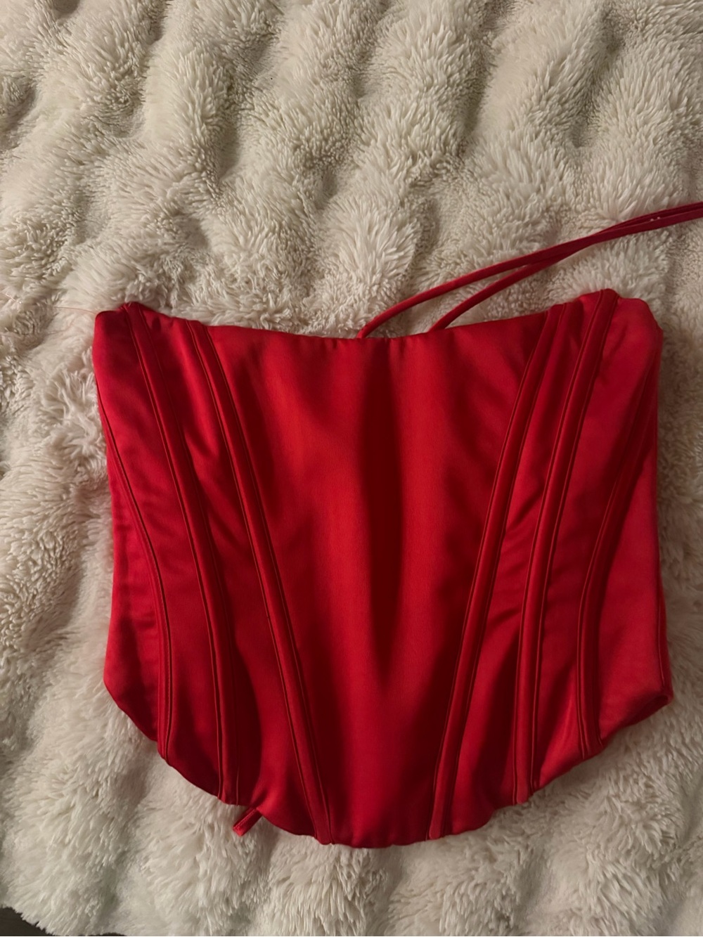 House of CB red corset